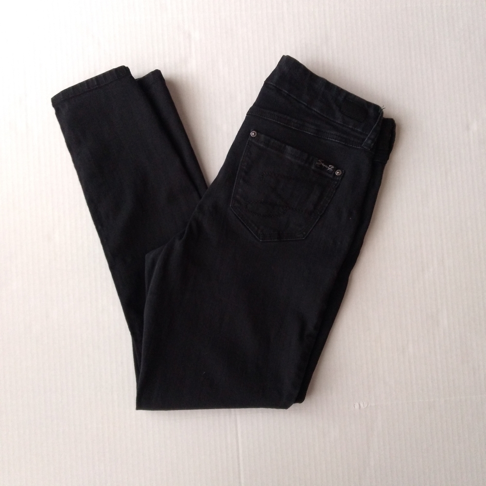 Seven7 high rise skinny tummyless jeans
